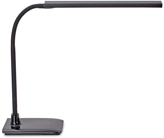 Maul pirro bureaulamp - led - aluminium - zwart - dimbaar - kantelbare arm - tafellamp