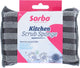 Sorbo microvezelspons home decor 2 stuks – dubbelzijdig – schoonmaakspons