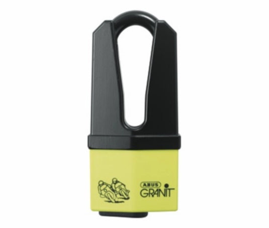 Abus motorslot schijfremslot - 37 60 granit™ quick - security level 15 - geel - geschikt voor motoren - scooters
