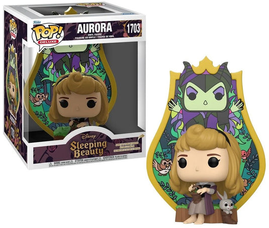 Snow white dornröschen aurora (pop! deluxe) vinylfiguur 1703 unisex funko pop! - meerkleurig - standard
