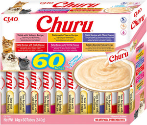 Ciao churu kattensnack puree chicken - 60x14 gr