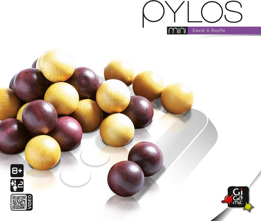 999games gigamic - pylos mini - compacte editie van het abstracte, tactische spel voor 2 spelers - nl en du fr sp it
