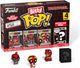 Funko deadpool bitty pop! vinyl figure 4-pack dinopool 2,5 cm