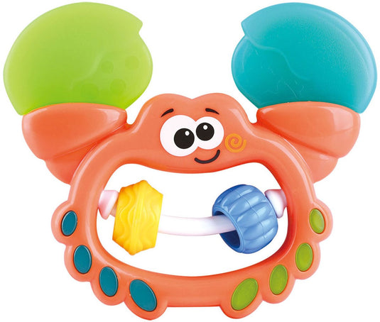 Playgo krab 2in1 rammelaar en bijtspeeltje
