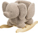 Nattou olifant teddy - schommelpaard - hobbelpaard - 59 x 45 cm - taupe