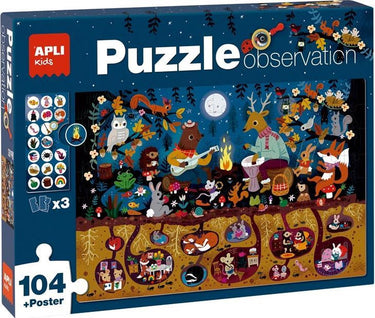 Apli kids - zoek en vind puzzel bos