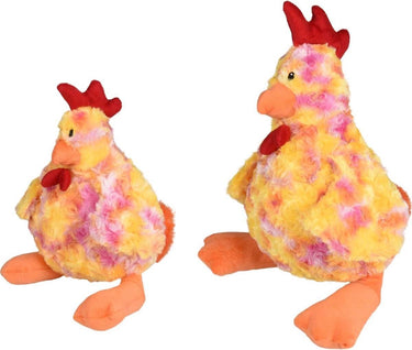 Flamingo hs lorio pluche kip small geel 32cm