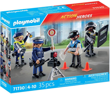 Playmobil action heroes politie figuren set - 71730