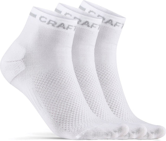 Craft active mid sock 3-pack unisex sportsokken - wit