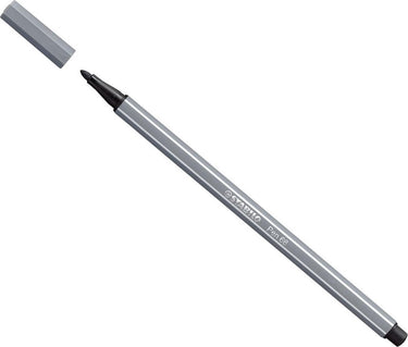 Stabilo pen 68 - viltstift - donker grijs (68 96)