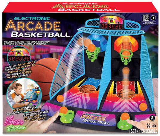 #winning basketball electronic arcade spel - neon - 2 players
