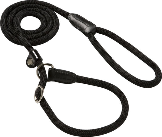 Hunter retrieverlijn met stop freestyle zwart