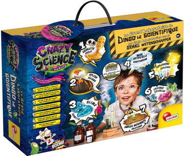 Lisciani crazy science le grand laboratoire de dingo le scientifique - fr + nl !!