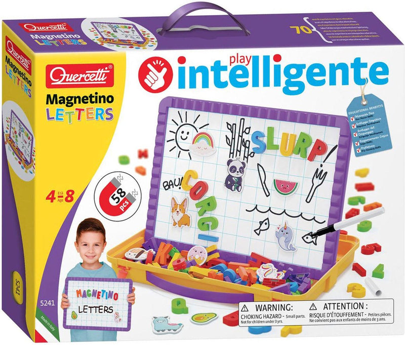 Afbeelding laden in galerijviewer, Quercetti magnetic magneetletters 2-in-1 58-delig
