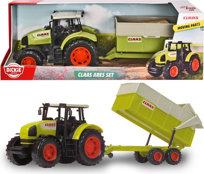 Chargez l'image dans la visionneuse de la galerie, Dickie toys claas - tractor aanhangwagen - 57 cm - speelgoedvoertuig
