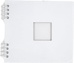 Creativ company creotime scrapbook spiraal gebonden 20 x 20 cm wit