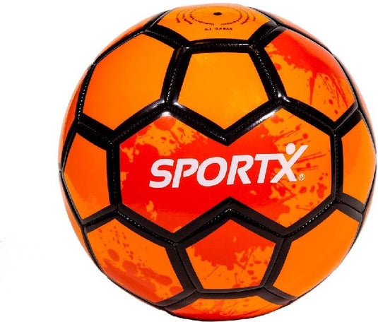 Sportx mini voetbal oranje splash 160-180gr.