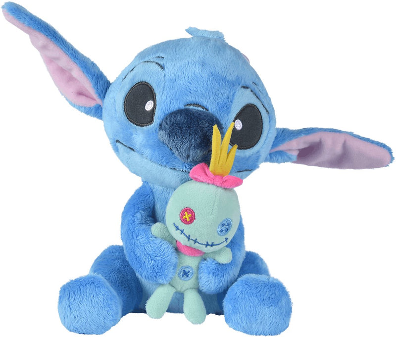 Afbeelding laden in galerijviewer, Disney stitch met scrump knuffel - 25 cm
