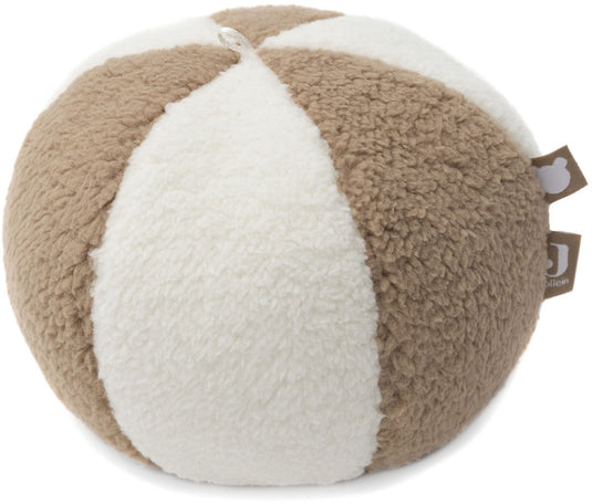 Jollein stoffen speelbal ivory biscuit