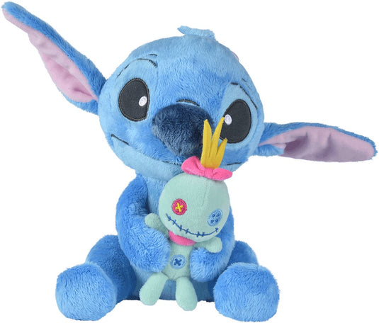 Disney - stitch met baby knufel 23 cm