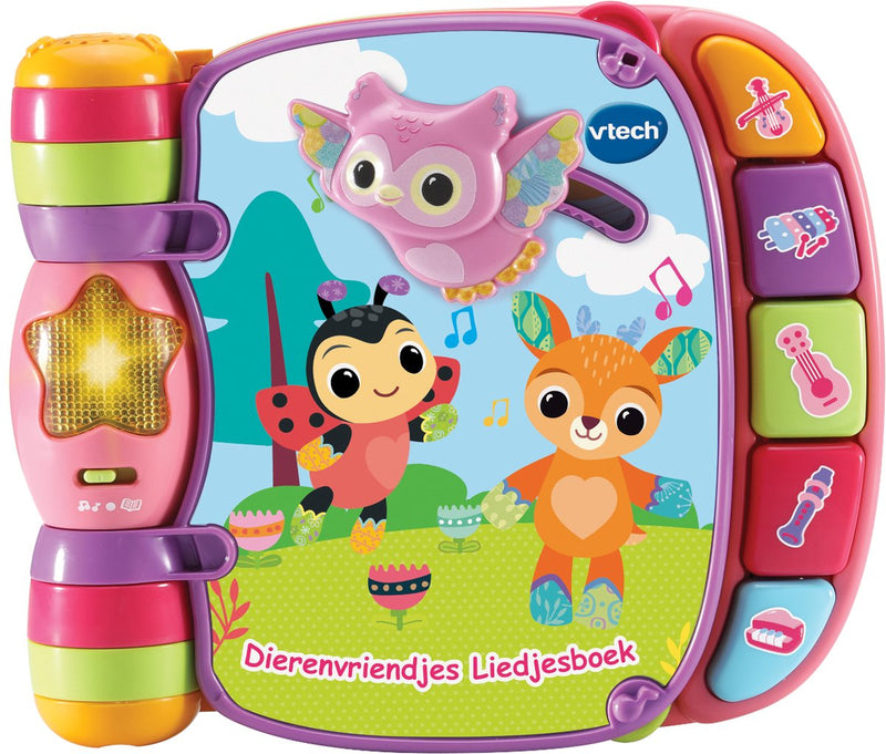Laden Sie das Bild in Galerie -Viewer, Vtech dierenvriendjes liedjesboek roze
