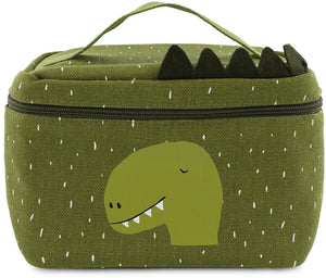 Trixie lunchtas - mr. dino - koeltas voor kinderen - met naamlabel - thermische tas voor lunch - groen