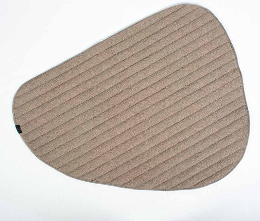 D d home pebble - dubbelzijdige plaid 120x95x2cm taupe