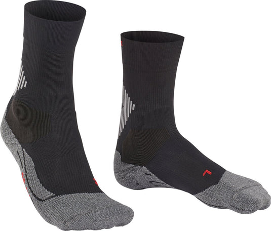 Falke 4grip stabilizing anti blaren, anti zweet functioneel garen sportsokken unisex zwart - maat 39-41