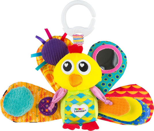 Lamaze jacques de pauw - grijp- en bijtspeelgoed - educatief babyspeelgoed - knuffel - spelen en ontdekken