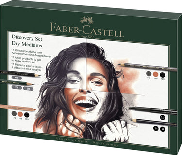 Faber-castell pitt monochrome - discovery set dry art materials - 17-delig - fc-112925