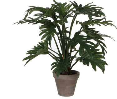 Mica decorations mica decoration kunstplant philodendron - groen - h50 en d60 cm - kamer kantoor planten