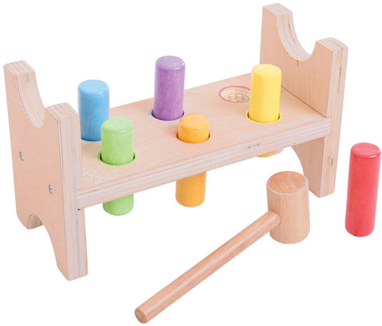 Bigjigs speelgoed hamerbank kinderen - green toys