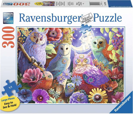 Ravensburger puzzel night owl hoot - legpuzzel - 300 large format stukjes