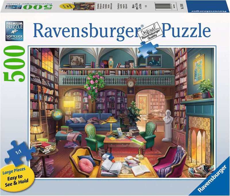 Afbeelding laden in galerijviewer, Ravensburger puzzel droombibliotheek - legpuzzel - 500 large format stukjes
