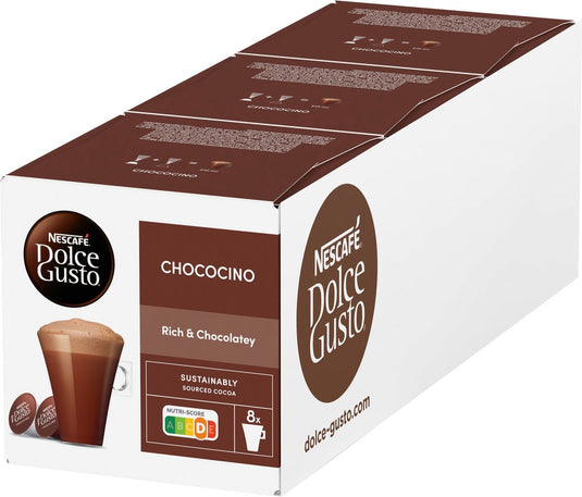 Nescafe dolce gusto chococino (3x 16 cups)