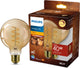 Philips led globe spiraal goud - 60 w - e27 - dimbaar extra warmwit licht