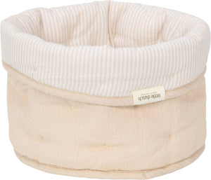 Little dutch pure commodemandje klein - soft beige streep