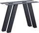 Woood tablo a-poten tuin - metaal - zwart - set van 2