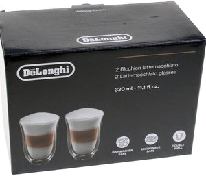 De'longhi delonghi kopjes dubbele thermowant set van 2 latte macchiato glazen 5513214611
