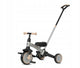 Qplay stager 3-in-1 driewieler loopfiets - zilver
