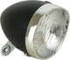 Dresco koplamp fiets classic zwart - fietsverlichting - classic - 3 leds - zwart