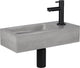 Differnz jukon fonteinset 38.5x18.5x9cm beton lichtgrijs