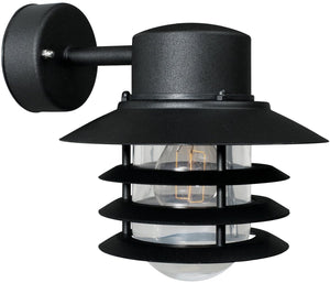Nordlux vejers-wandlamp-down-e27-zwart