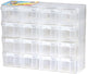 Hama strijkkralen opbergbox set met 16 opbergdoosjes