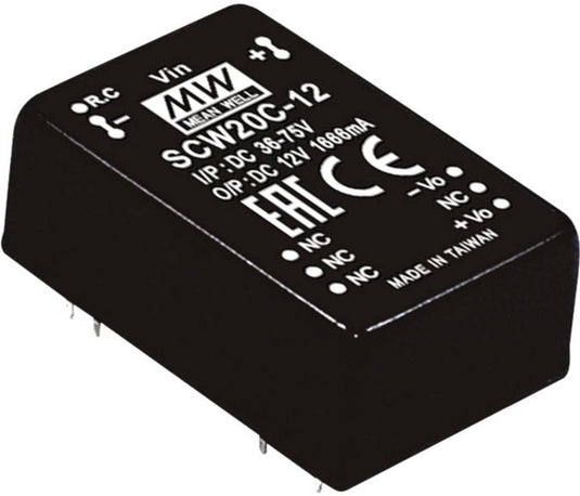 Mean well scw20c-15 dc dc-convertermodule 1.333 a 20 w aantal uitgangen: 1 x inhoud 1 stuk(s)
