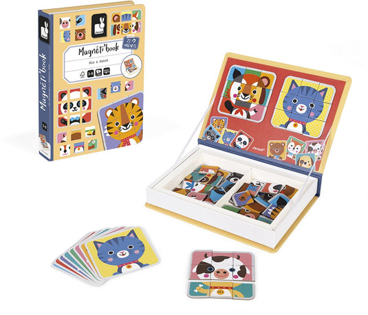 Janod - magnetibook - mix match - magneetboek speelset