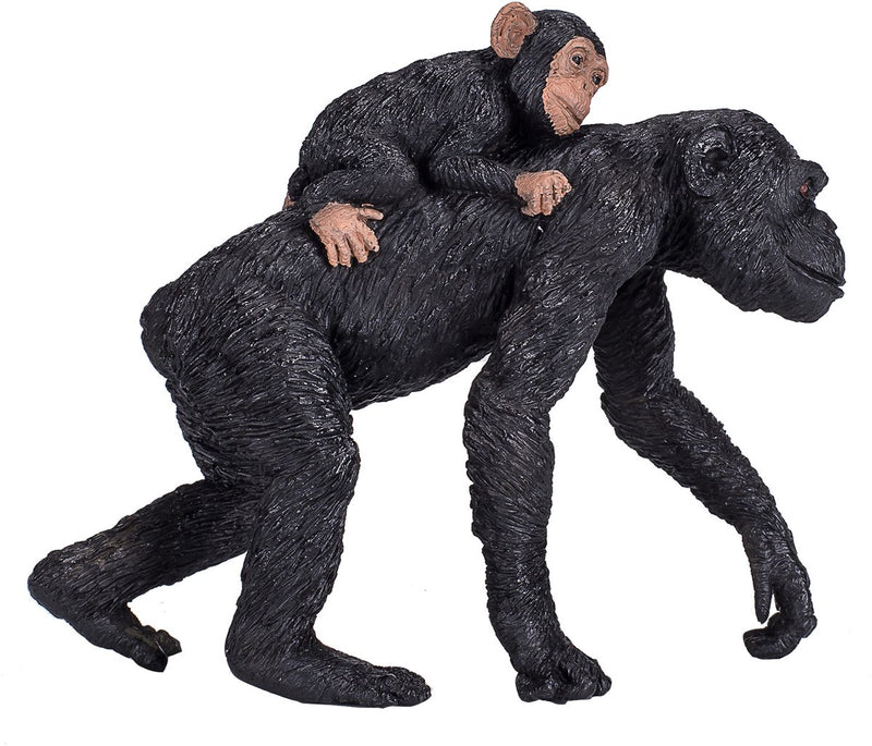 ギャラリービューアに画像をロードする, Mojo wildlife chimpansee met baby - 387264
