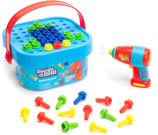 Learning resources design drill® bolt-it bucket™ - 1+