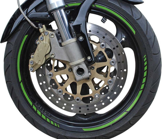 Foliatec pin-striping 'racing' voor velgen neon-groen - breedte = 7mm: 14x 41cm