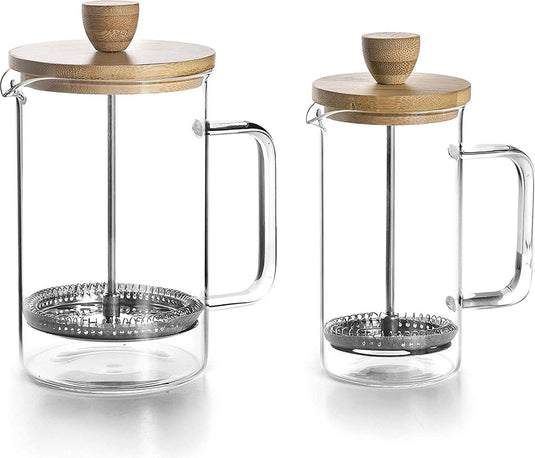 Lacor 350 ml houten embolus koffiezetapparaat